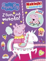 Okładka: Peppa Pig. Naklejki na numerki. Z Peppą jest wesoło!