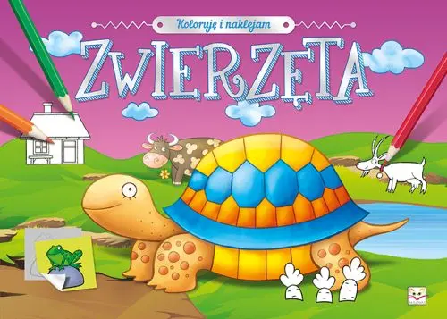 Okładka: Koloruję i naklejam. Zwierzęta