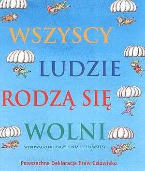 Okładka: Wszyscy ludzie rodzą się wolni