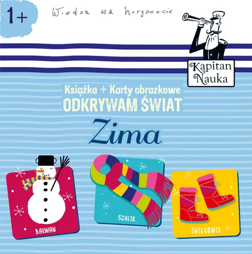 Okładka: Kapitan Nauka Odkrywam świat Zima (książeczka + karty obrazkowe)