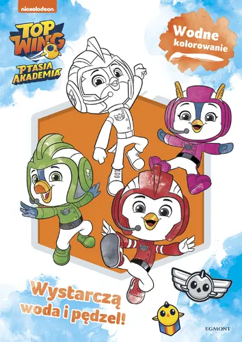 Okładka: Top Wing. Ptasia Akademia. Wodne kolorowanie