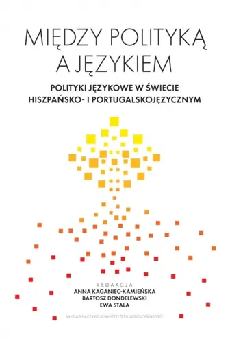 Okładka: Między polityką a językiem