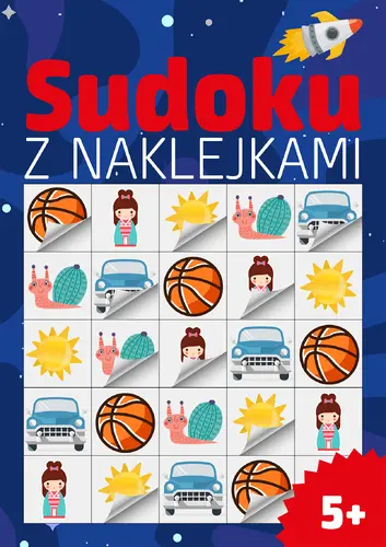 Okładka: Sudoku z naklejkami 5+