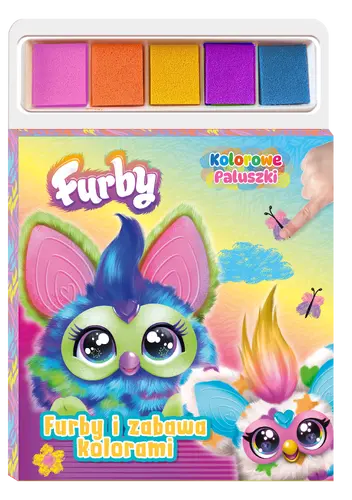 Okładka: Furby. Kolorowe Paluszki. Furby i zabawa kolorami