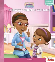 Okładka: Klinika dla Pluszaków. Dosia i szpital. Pierwszy dzień w szpitalu. Ilustrowana czytanka