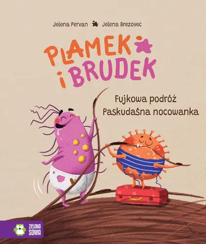 Okładka: Plamek i Brudek. Fujkowa podróż/Paskudaśna nocowanka
