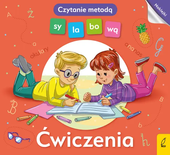Okładka: Ćwiczenia. Czytanie metodą sylabową