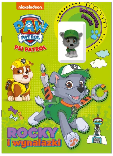 Okładka: Psi Patrol. Bohaterskie pieski. Cz. 4 ROCKY i wynalazki