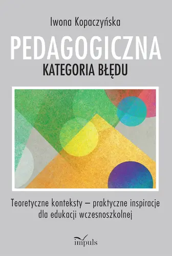 Okładka: Ppedagogiczna kategora błędu