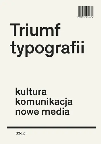 Okładka: Triumf typografii