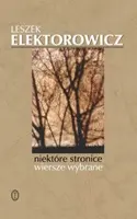 Okładka: Niektóre stronice. Wiersze wybrane
