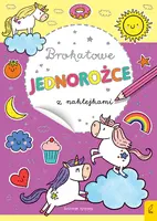 Okładka: Brokatowe jednorożce z naklejkami