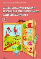 Okładka: Materiał wyrazowo-obrazkowy do utrwalania poprawnej wymowy głosek dentalizowanych