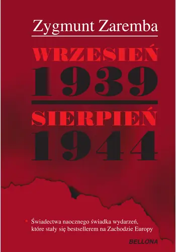 Okładka: Wrzesień 1939 - Sierpień 1944