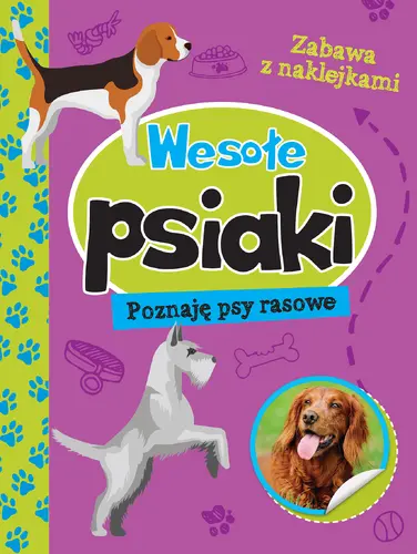 Okładka: Wesołe psiaki. Poznaję psy rasowe