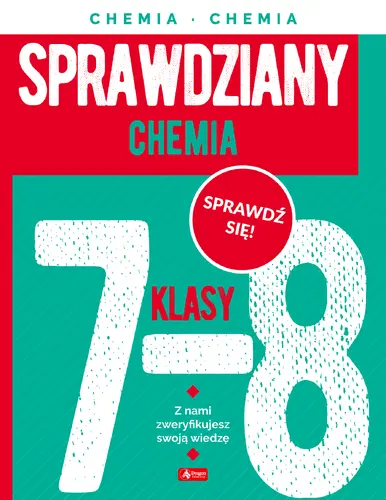 Okładka: Sprawdziany dla klasy 7-8. Chemia