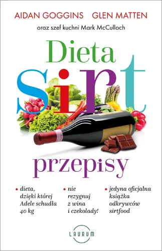 Okładka: Dieta SIRT. Przepisy