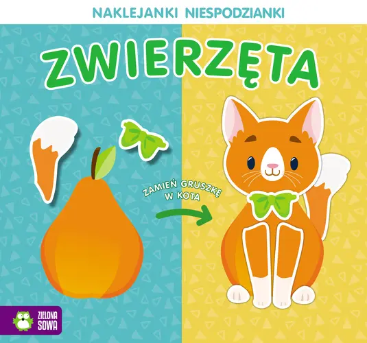 Okładka: Naklejanki niespodzianki. Zwierzęta