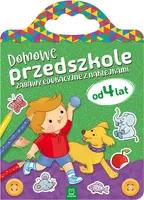 Okładka: Domowe przedszkole od 4 lat. Zabawy edukacyjne z naklejkami