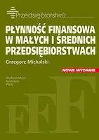 Okładka: Płynność finansowa w małych i średnich przedsiebiorstwach