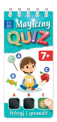 Okładka: Magiczny quiz 7-latka. Potrzyj i sprawdź!