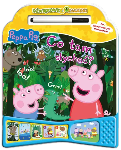 Okładka: Peppa Pig. Dźwiękowe zagadki. Co tam słychać