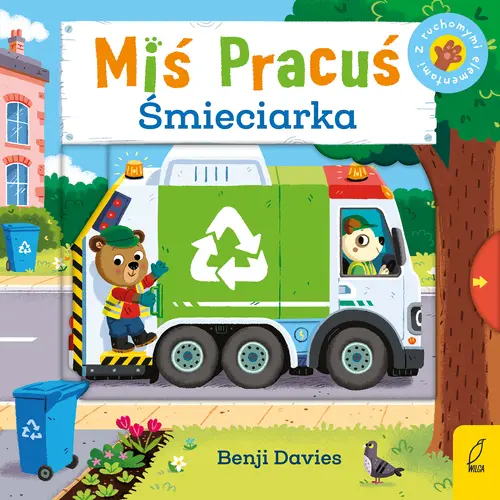 Okładka: Miś Pracuś. Śmieciarka