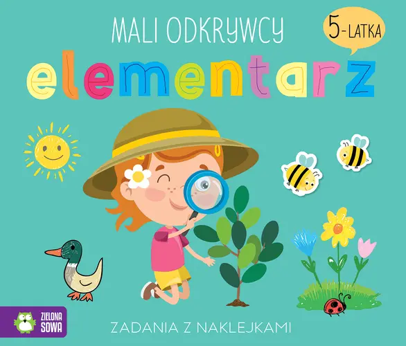 Okładka: Mali odkrywcy. Elementarz 5-latka