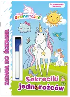 Okładka: Moje Jednorożce. Zadania do ścierania. Sekreciki jednorożców