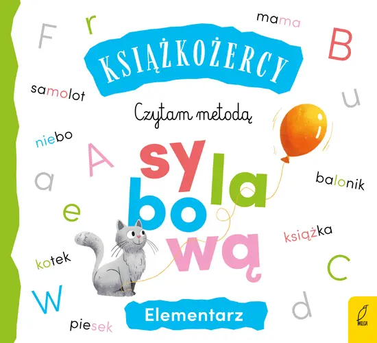 Okładka: Książkożercy. Elementarz. Czytanie metodą sylabową