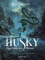 Okładka: Husky i jego biały kot Shizun