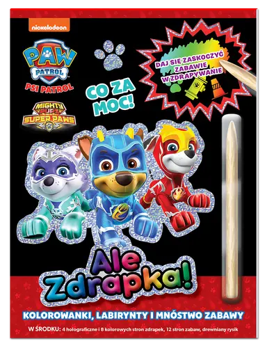 Okładka: Psi Patrol. Ale zdrapka! cz. 7 Co za moc!