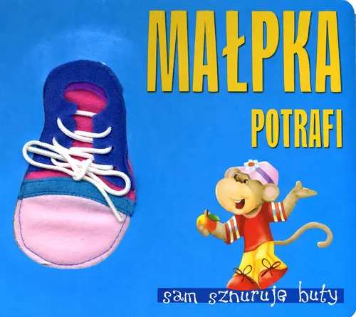 Okładka: Małpka potrafi.