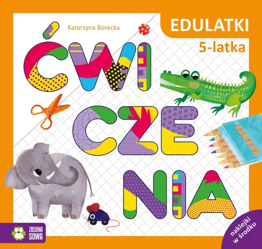 Okładka: Edulatki. Ćwiczenia 5-latka