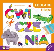 Okładka: Edulatki. Ćwiczenia 5-latka