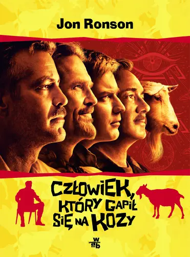 Okładka: Człowiek, który gapił się na kozy