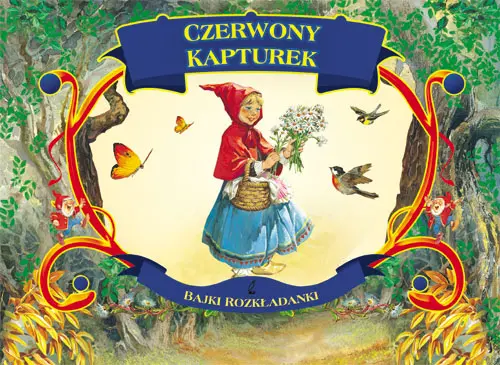 Okładka: Czerwony Kapturek. Bajki rozkładanki