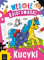 Okładka: Wesołe kolorowanki. Kucyki