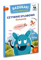 Okładka: Bazgraki czytają trudne wyrazy. Czytanie sylabowe. Ćwiczenia. Kapitan Nauka