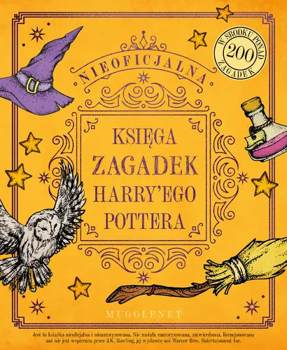 Okładka: Nieoficjalna księga zagadek Harry'ego Pottera