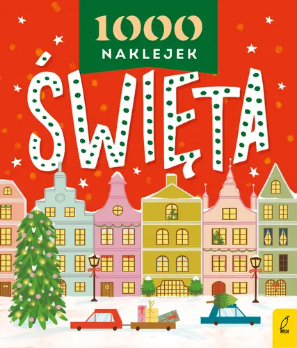 Okładka: 1000 naklejek. Święta