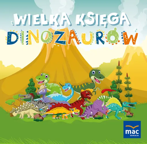 Okładka: Wielka księga dinozaurów