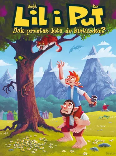 Okładka: Lil i Put. Jak przelać kota do kieliszka? Tom 1