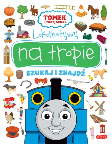 Okładka: Lokomotywy na tropie. Tomek i przyjaciele. Szukaj i znajdź