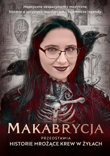 Okładka: Makabrycja przedstawia historie mrożące krew w żyłach