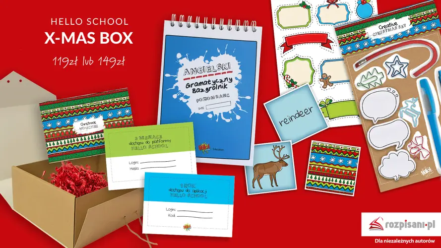 Okładka: Angielski. Gramatyczny Bazgrolnik BIG X-MAS BOX