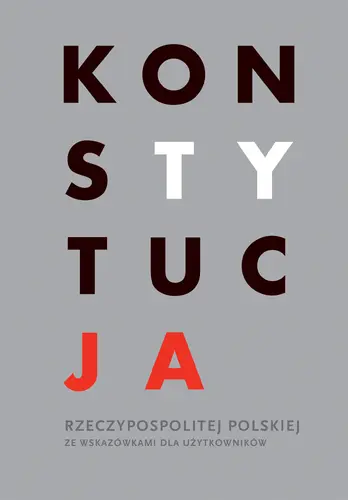 Okładka: Konstytucja Rzeczpospolitej Polskiej
