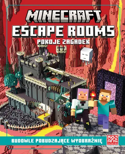 Okładka: Minecraft. Escape Rooms. Pokoje zagadek