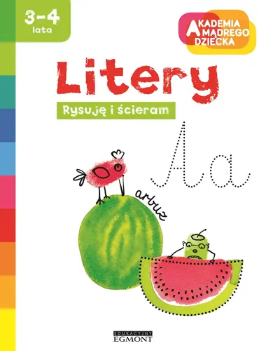 Okładka: Litery. Akademia mądrego dziecka.