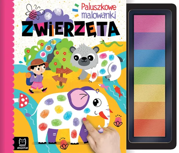 Okładka: Paluszkowe malowanki. Zwierzęta